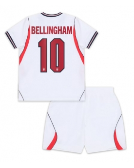 Billige Fotballdrakt England Jude Bellingham #10 Replika Hjemmedraktsett Barn VM 2026 Kortermet (med bukser)